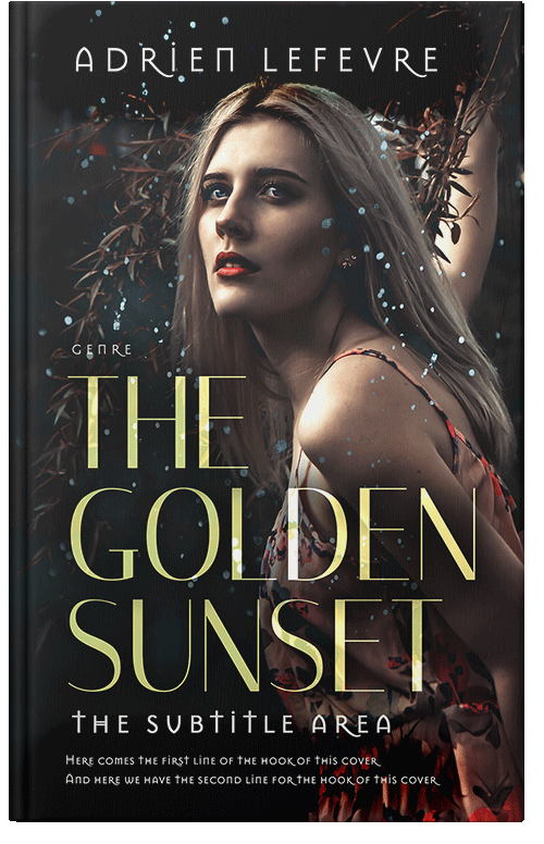 Front view of Premade Chick Lit Book Cover - Cod Gray