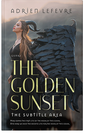 Premade Book Cover Shark