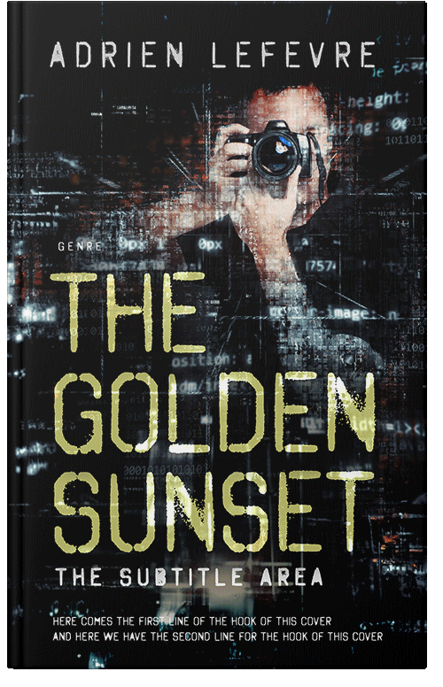 Front view of Premade Mystery & Thriller & Suspense Book Cover - Coral Reef