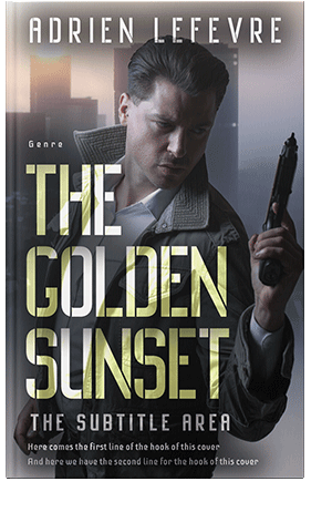 Pre Made Book Cover Soft Amber