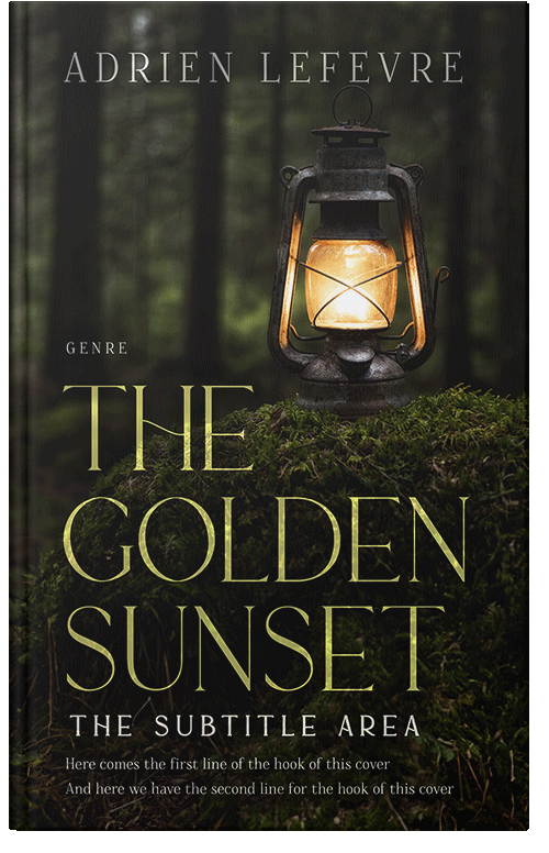 Front view of Premade Literary Fiction Book Cover - Rangoon Green