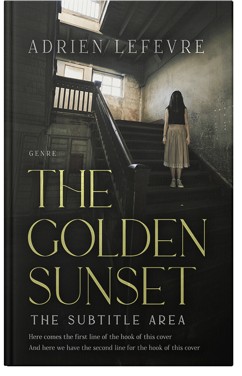 Front view of Premade Horror Book Cover - Rangoon Green