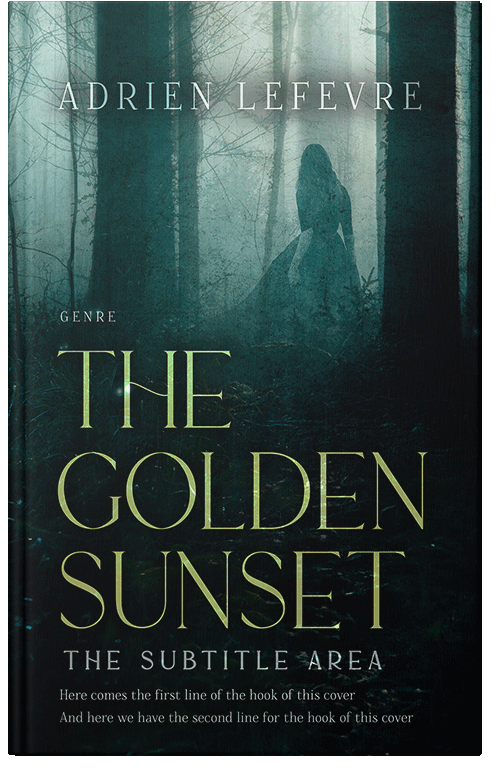 Front view of Premade Horror Book Cover - Norway