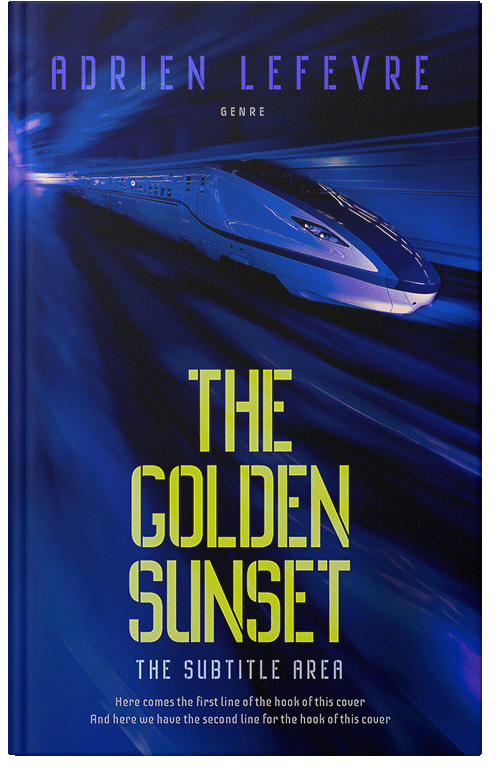 Front view of Premade Action & Adventure Book Cover - Deep Cove