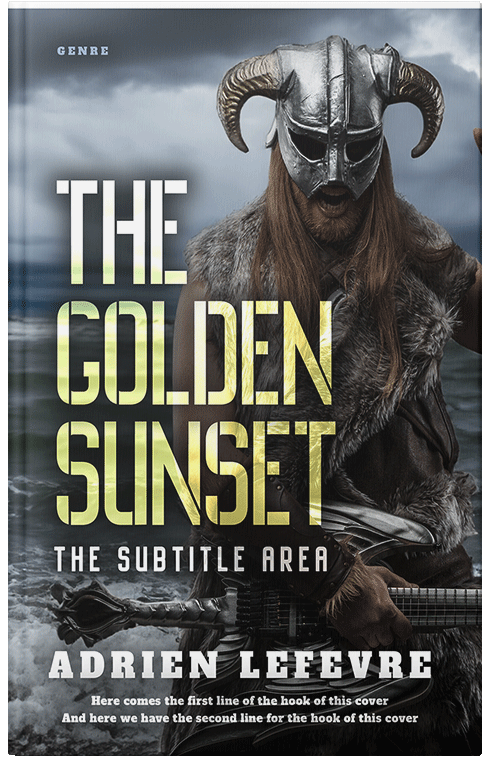 Front view of Premade Historical Book Cover - Thunder