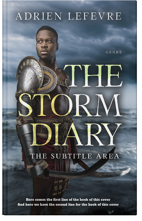 Front view of Premade Fantasy Book Cover - Outer Space