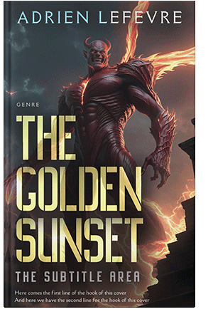 Pre Made Book Cover Thunder