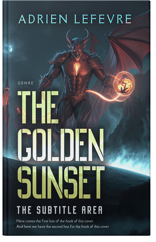 Front view of Premade Fantasy Book Cover - Ebony Clay