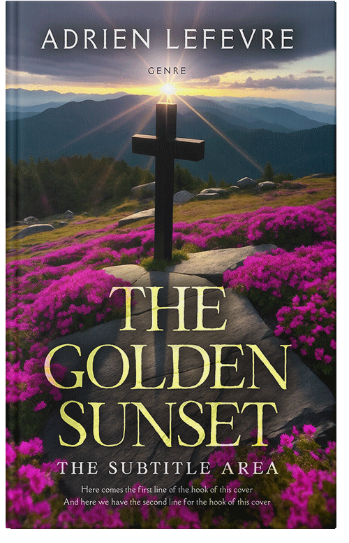 Front view of Premade Religion & Spirituality Book Cover - Thunder