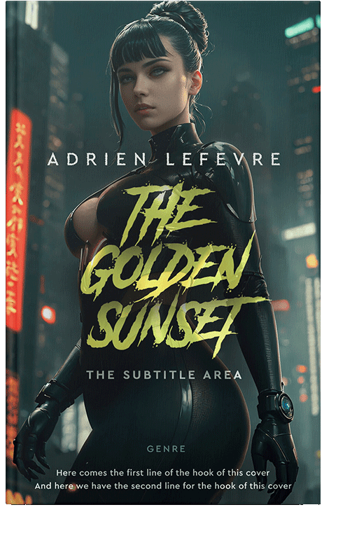 Front view of Timber Green #29488 - Premade Science Fiction Book Cover