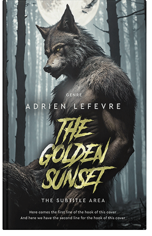 Premade Book Cover Shark