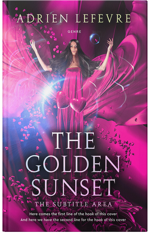 Front view of Premade Romance Book Cover - Livid Brown