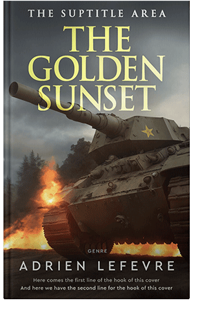 Pre Made Book Cover Taupe