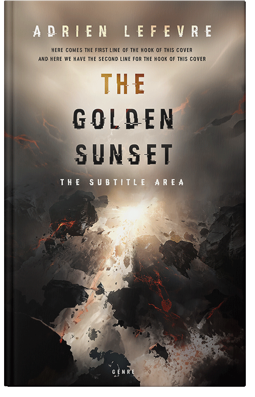 Front view of Premade Science Fiction Book Cover - Dune