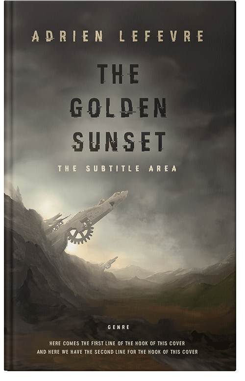 Front view of Premade Science Fiction Book Cover - Armadillo