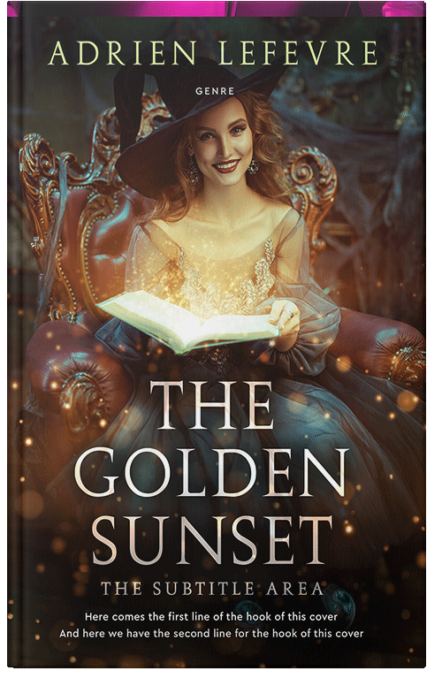 Front view of Premade Teen & Young Adult Book Cover - Oil