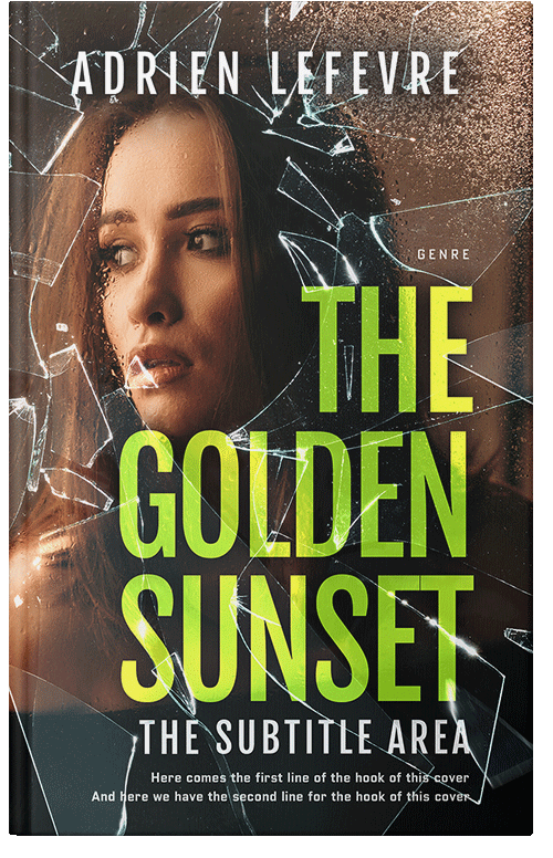 Front view of Premade Mystery & Thriller & Suspense Book Cover - Dune