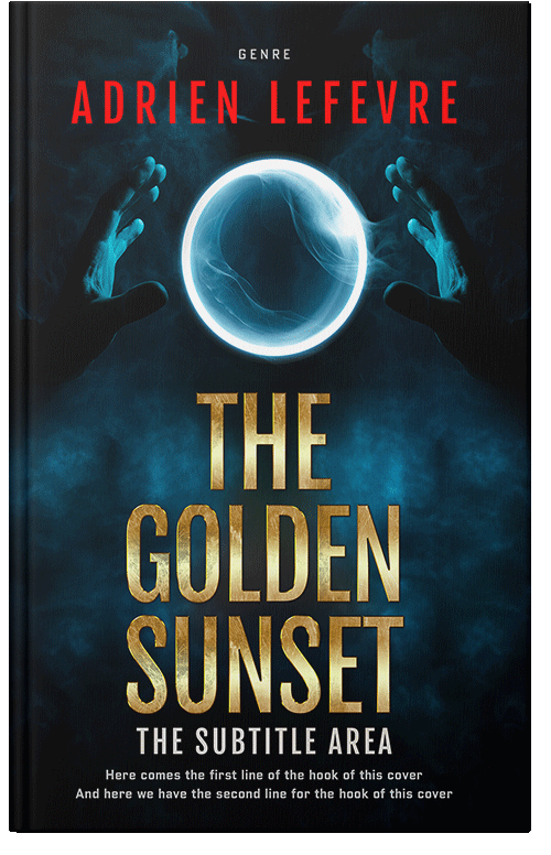 Front view of Premade Fantasy Book Cover - Black Pearl