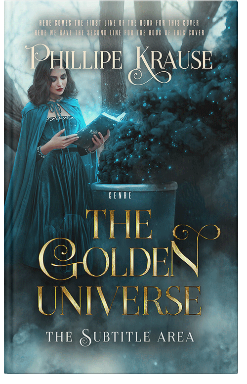 Front view of Premade Fantasy Book Cover - Gable Green