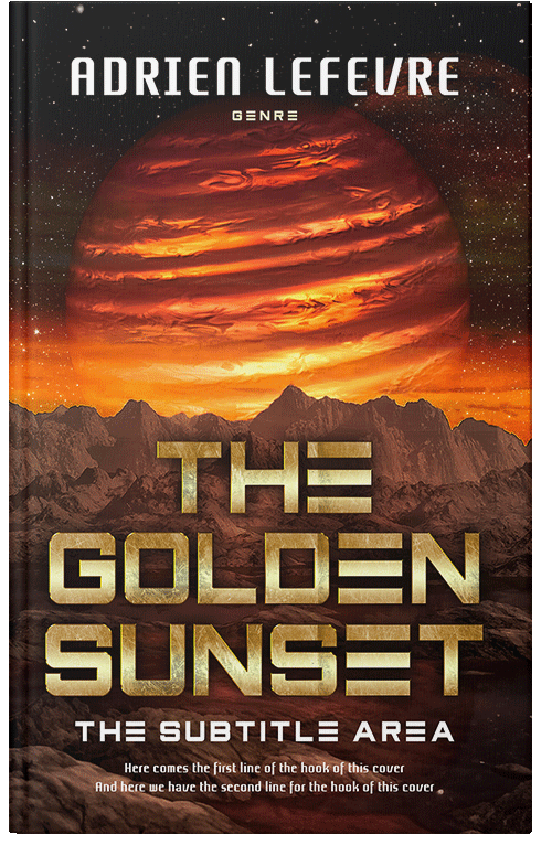 Front view of Premade Science Fiction Book Cover - Anzac