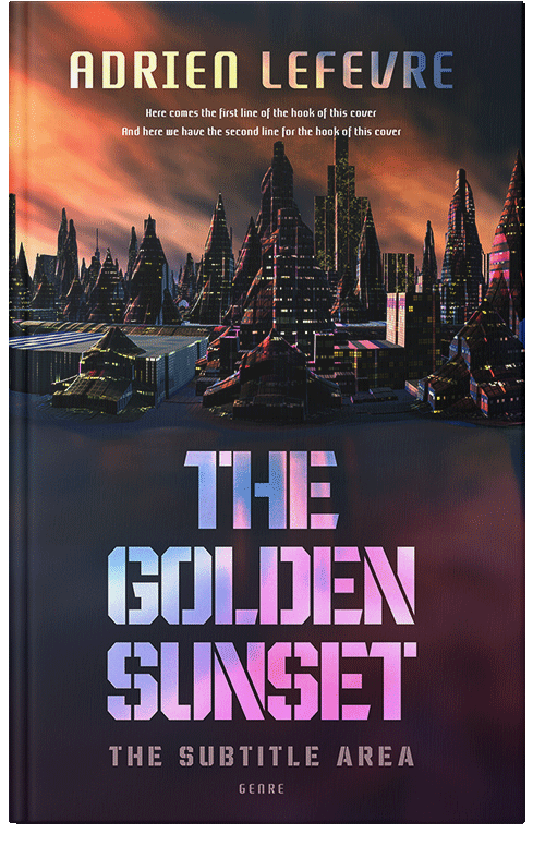 Front view of Thunder #29526 - Premade Science Fiction Book Cover