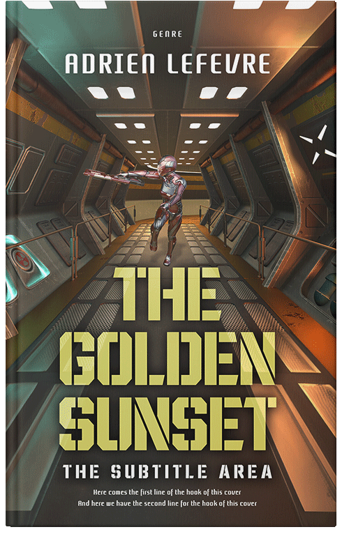 Front view of Premade Science Fiction Book Cover - Birch