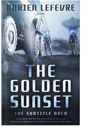 Pre Made Book Cover Ebony Clay