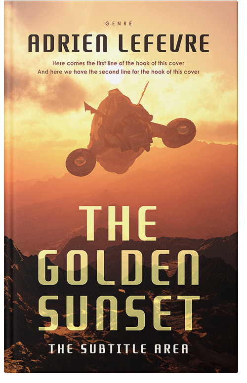 Front view of Premade Science Fiction Book Cover - Night Rider