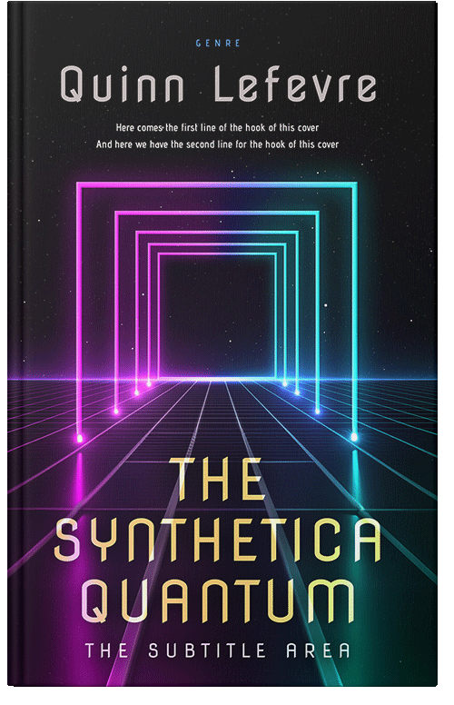 Front view of Premade Science Fiction Book Cover - Ebony