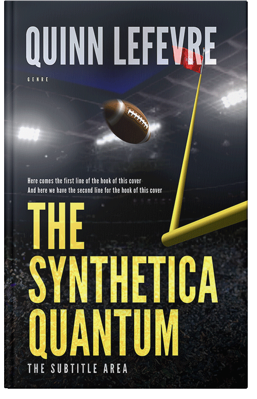 Front view of Premade Sports & Fitness Book Cover - Putty