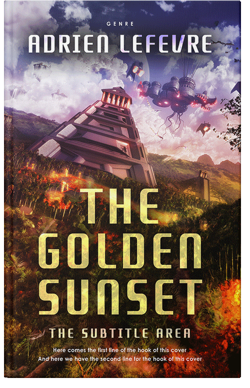 Front view of Premade Science Fiction Book Cover - Brandy