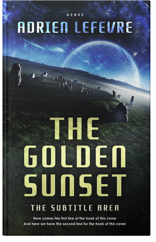 Front view of Premade Science Fiction Book Cover - Bunker