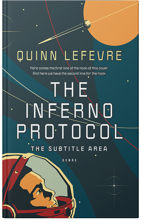 Front view of Premade Science Fiction Book Cover - Te Papa Green