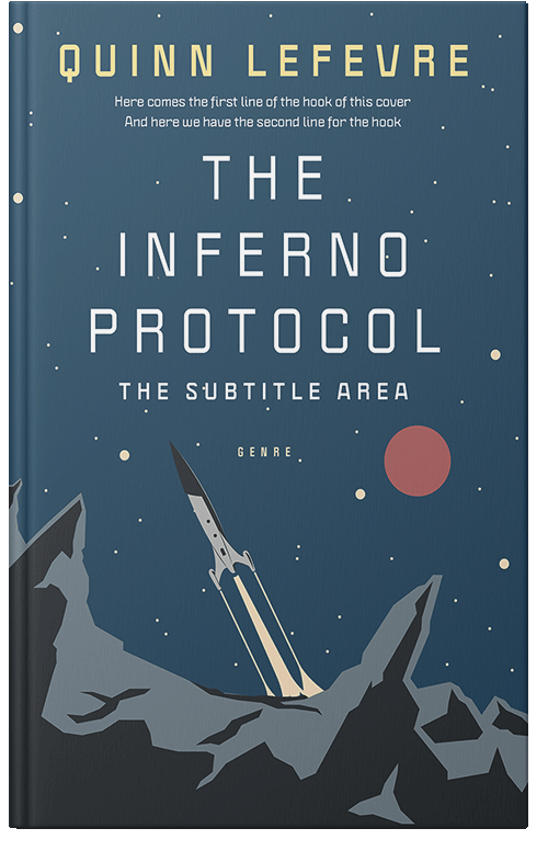 Front view of Premade Science Fiction Book Cover - San Juan