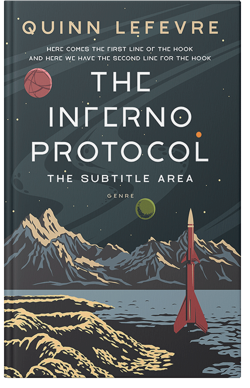 Front view of Premade Science Fiction Book Cover - Outer Space