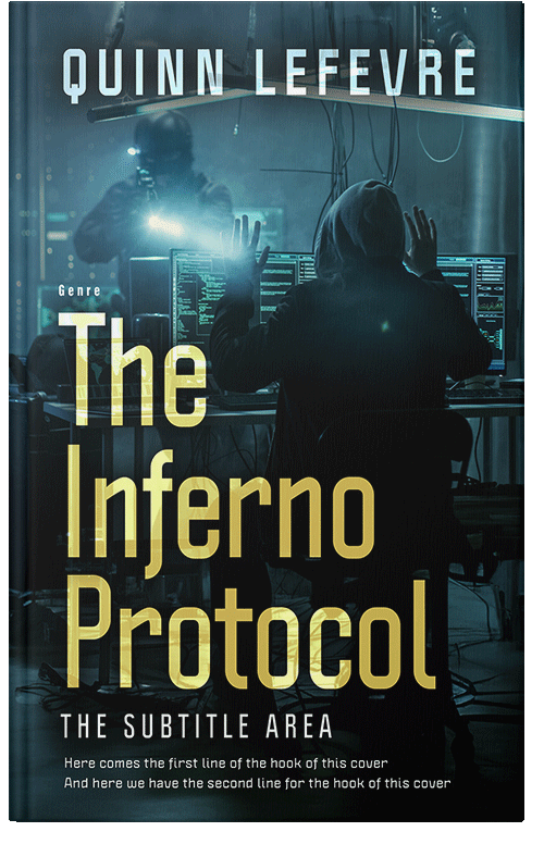 Front view of Premade Mystery & Thriller & Suspense Book Cover - Deco