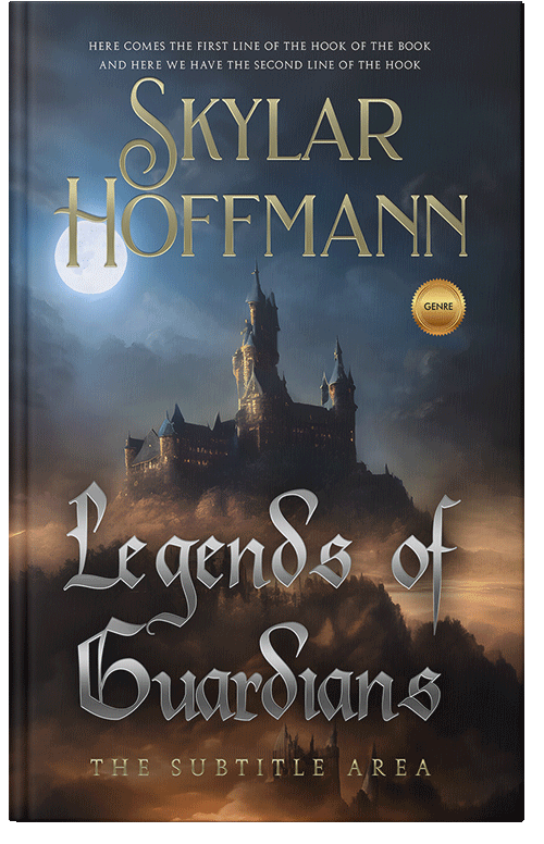 Front view of Premade Fantasy Book Cover - Tuna