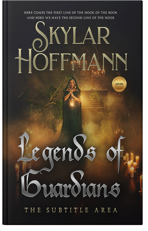 Front view of Premade Fantasy Book Cover - Oil