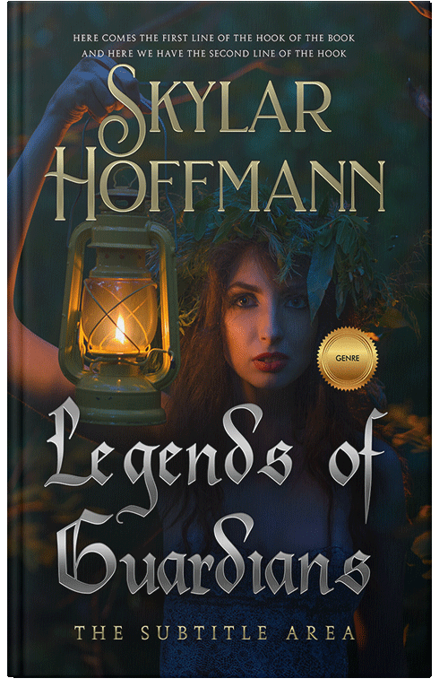 Front view of Premade Fantasy Book Cover - Woodsmoke