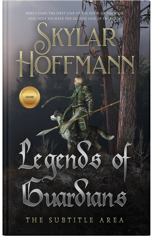 Front view of Premade Fantasy Book Cover - Thunder