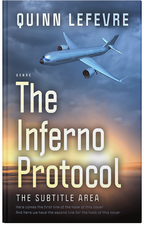 Front view of Premade Mystery & Thriller & Suspense Book Cover - Shuttle Gray