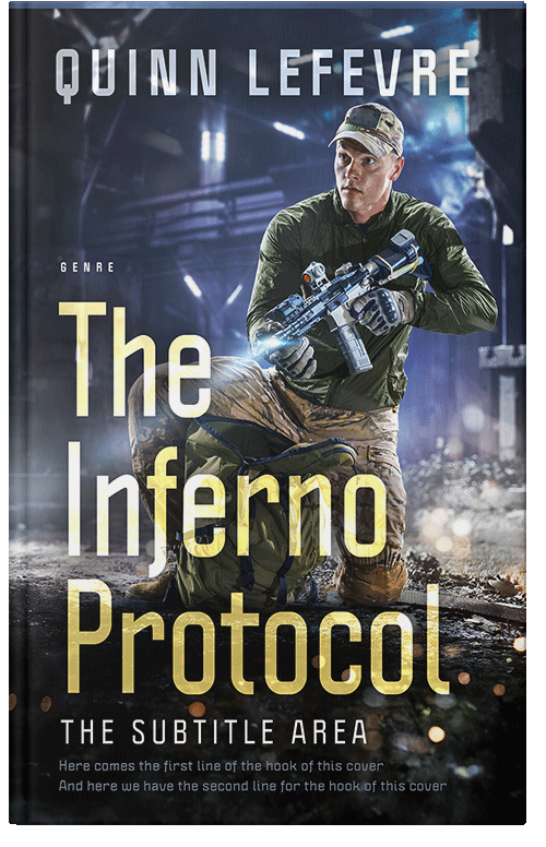 Front view of Premade Mystery & Thriller & Suspense Book Cover - Ebony Clay