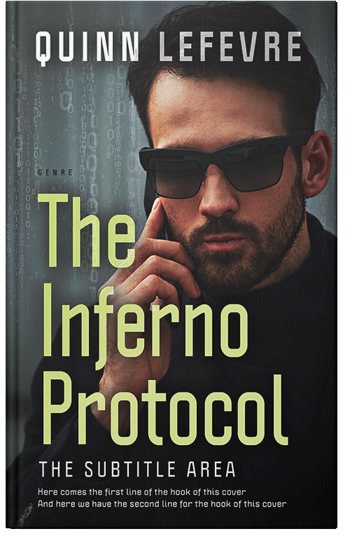 Front view of Premade Action & Adventure Book Cover - Tuatara