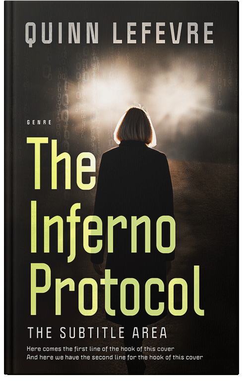 Front view of Premade Mystery & Thriller & Suspense Book Cover - Oil