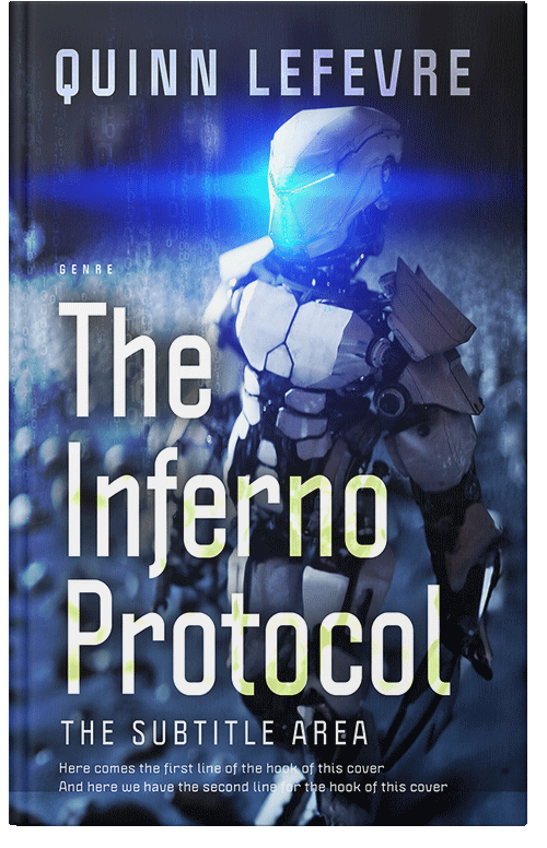 Front view of Premade Apocalyptica Book Cover - Cloud Burst