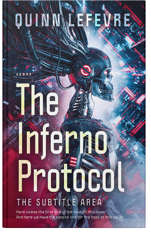 Front view of Premade Science Fiction Book Cover - Ebony Clay