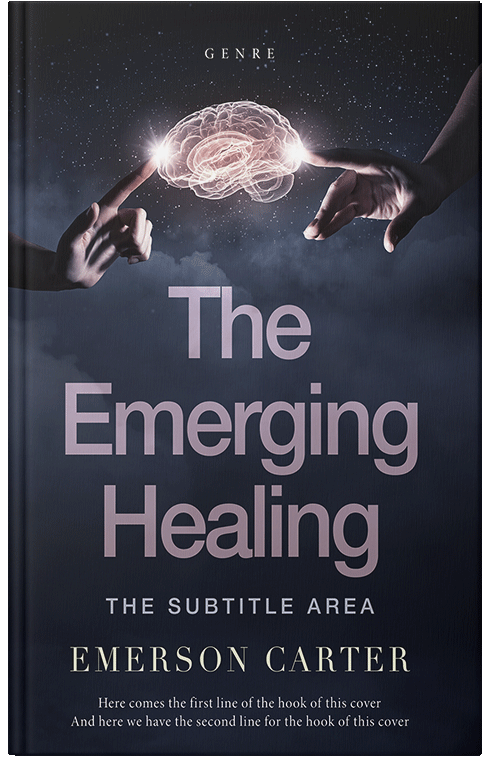 Front view of Premade Health & Mind & Body Book Cover - Mirage