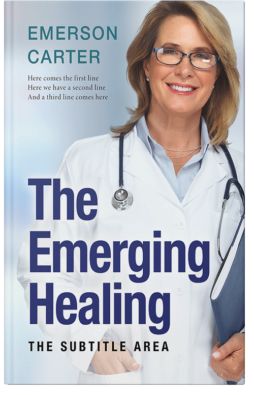 Front view of Premade Medical Book Cover - Rhino