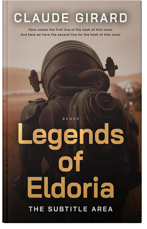 Front view of Premade Apocalyptica Book Cover - Oil