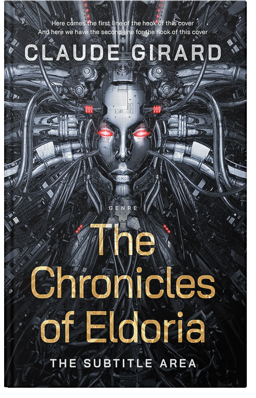 Front view of Premade Science Fiction Book Cover - Woodsmoke